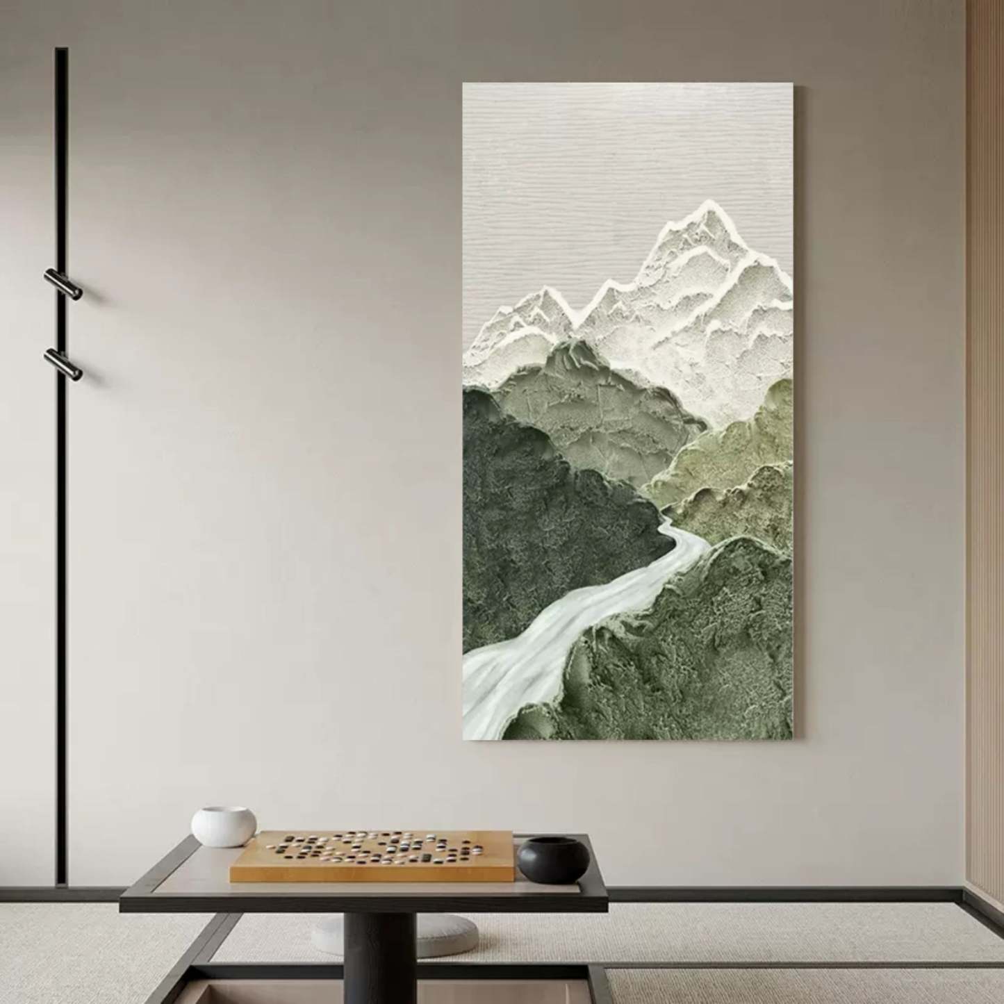 Wabi-Sabi Art Painting hand - painted #HM61-Homemural