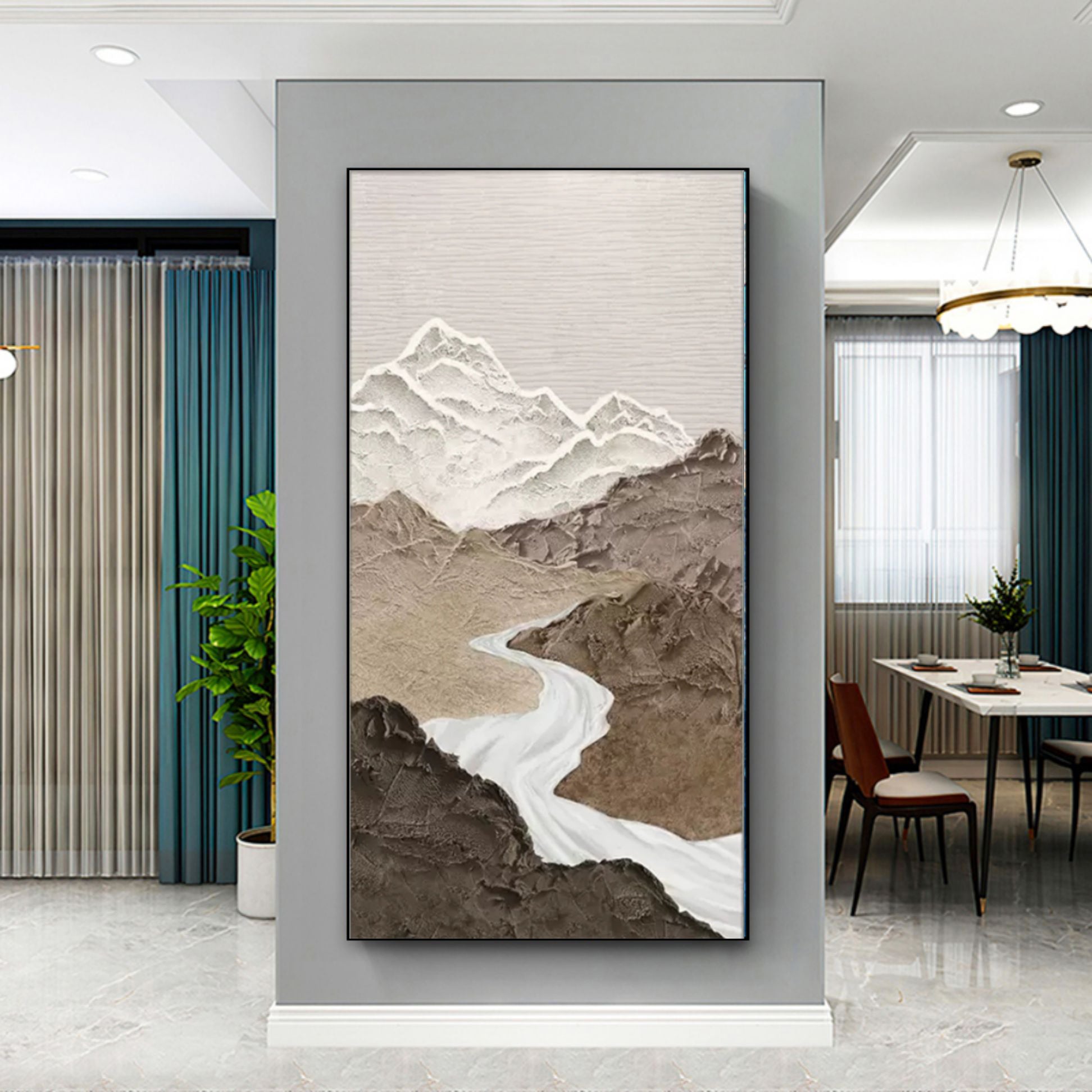 Wabi-Sabi Art Painting hand - painted #HM77-Homemural
