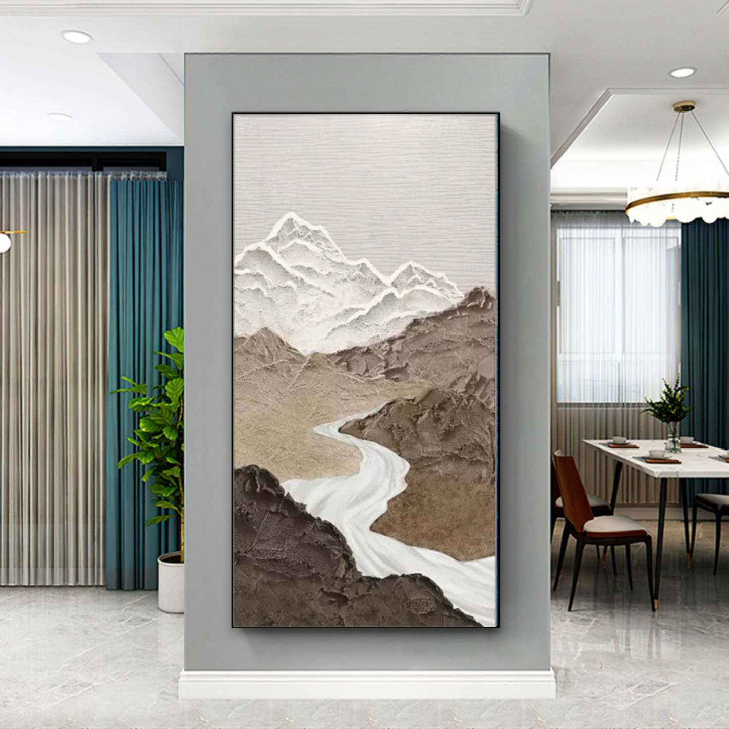 Wabi-Sabi Art Painting hand - painted #HM77-Homemural