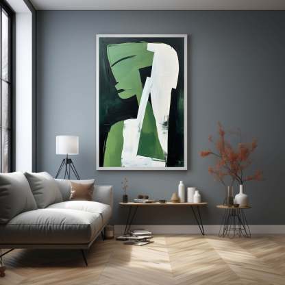 Contemporary Minimalist Art Painting hand - painted #HM603