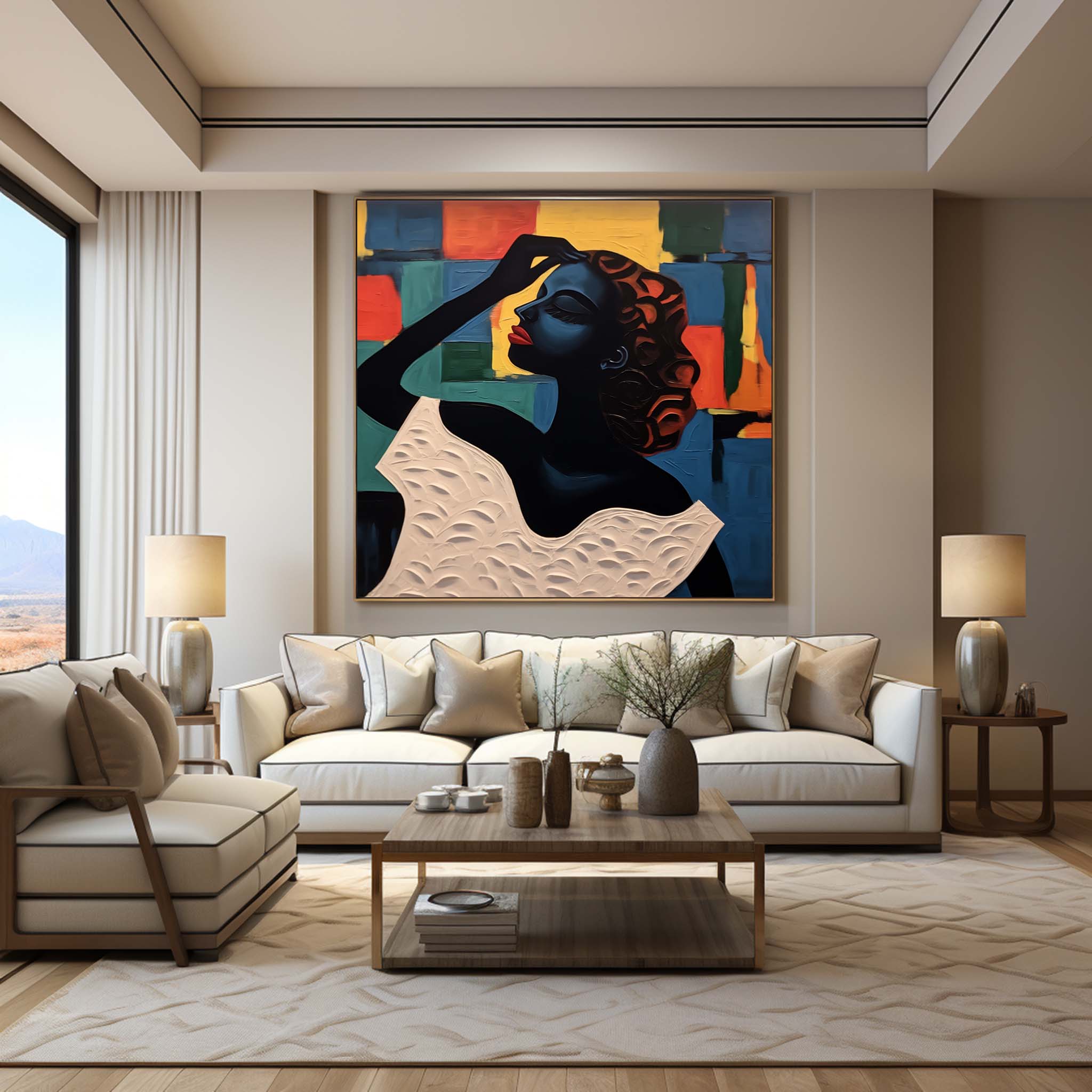 Abstract Graffiti Art Painting hand-painted #HM872-Homemural