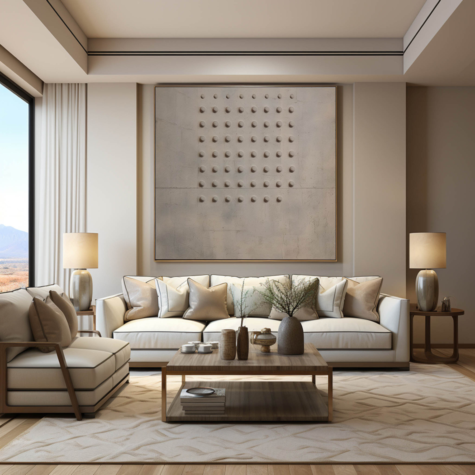 Wabi-Sabi Art Painting hand - painted #HM871-Homemural