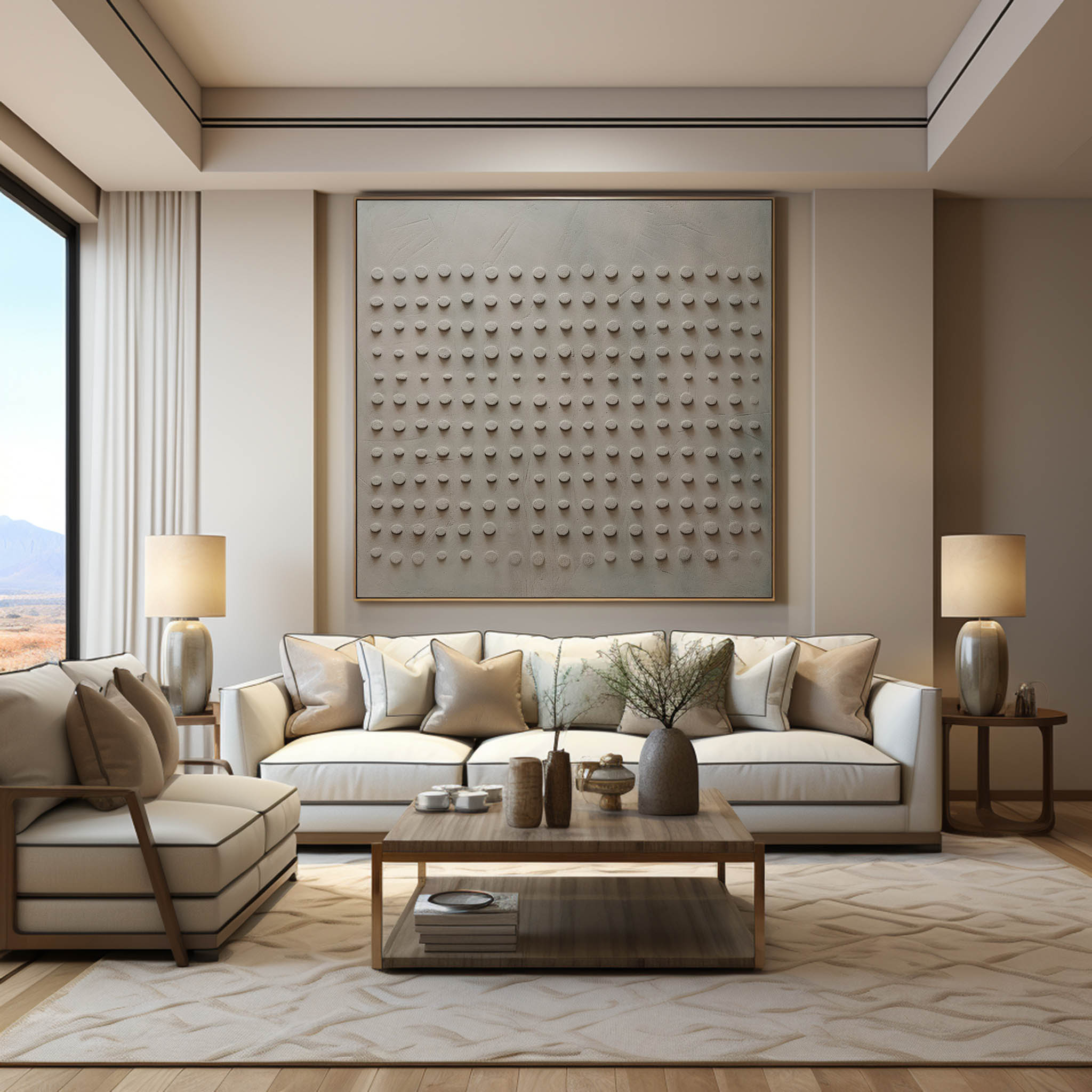 Wabi-Sabi Art Painting hand - painted #HM469-Homemural