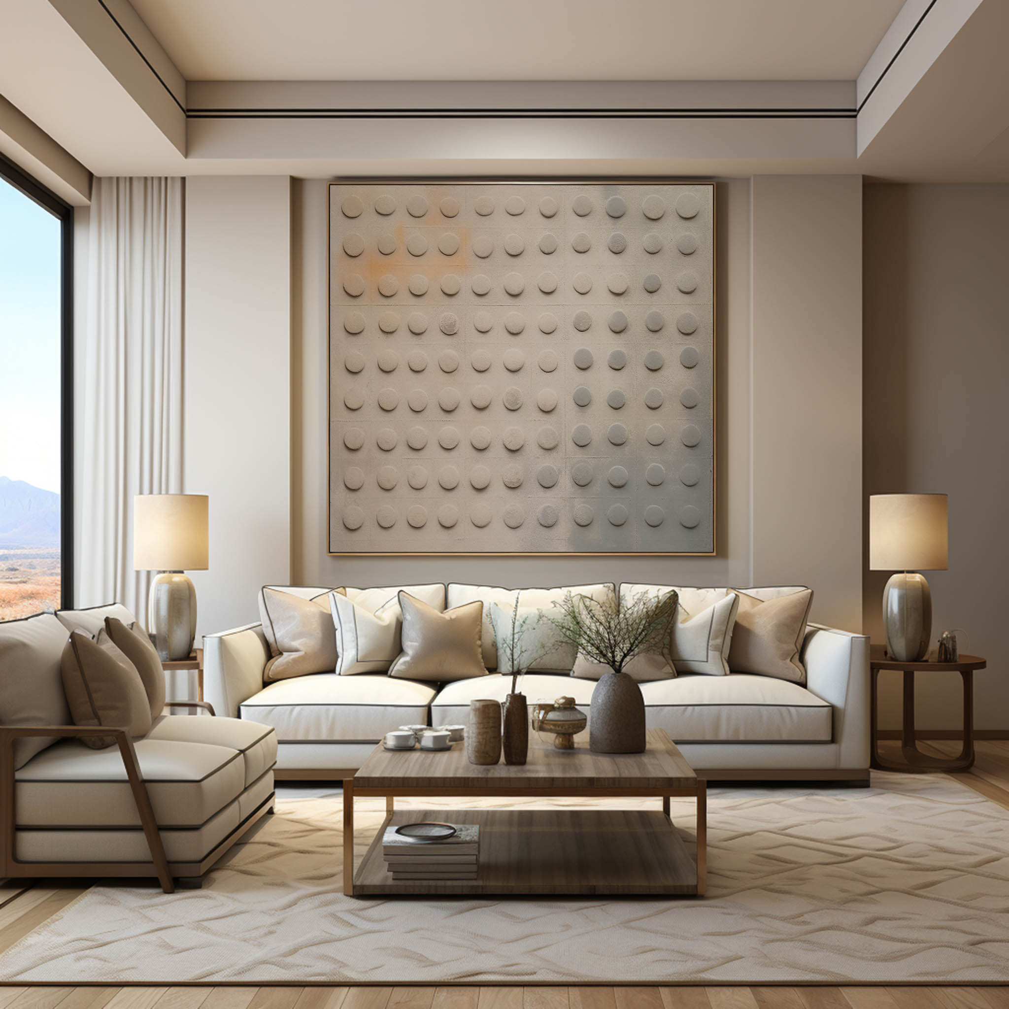 Wabi-Sabi Art Painting hand - painted #HM900-Homemural