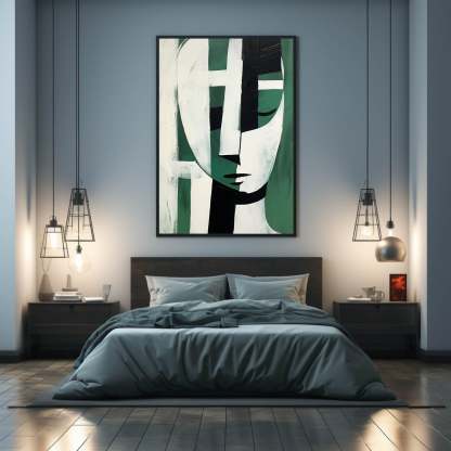 Contemporary Minimalist Art Painting hand - painted #HM594