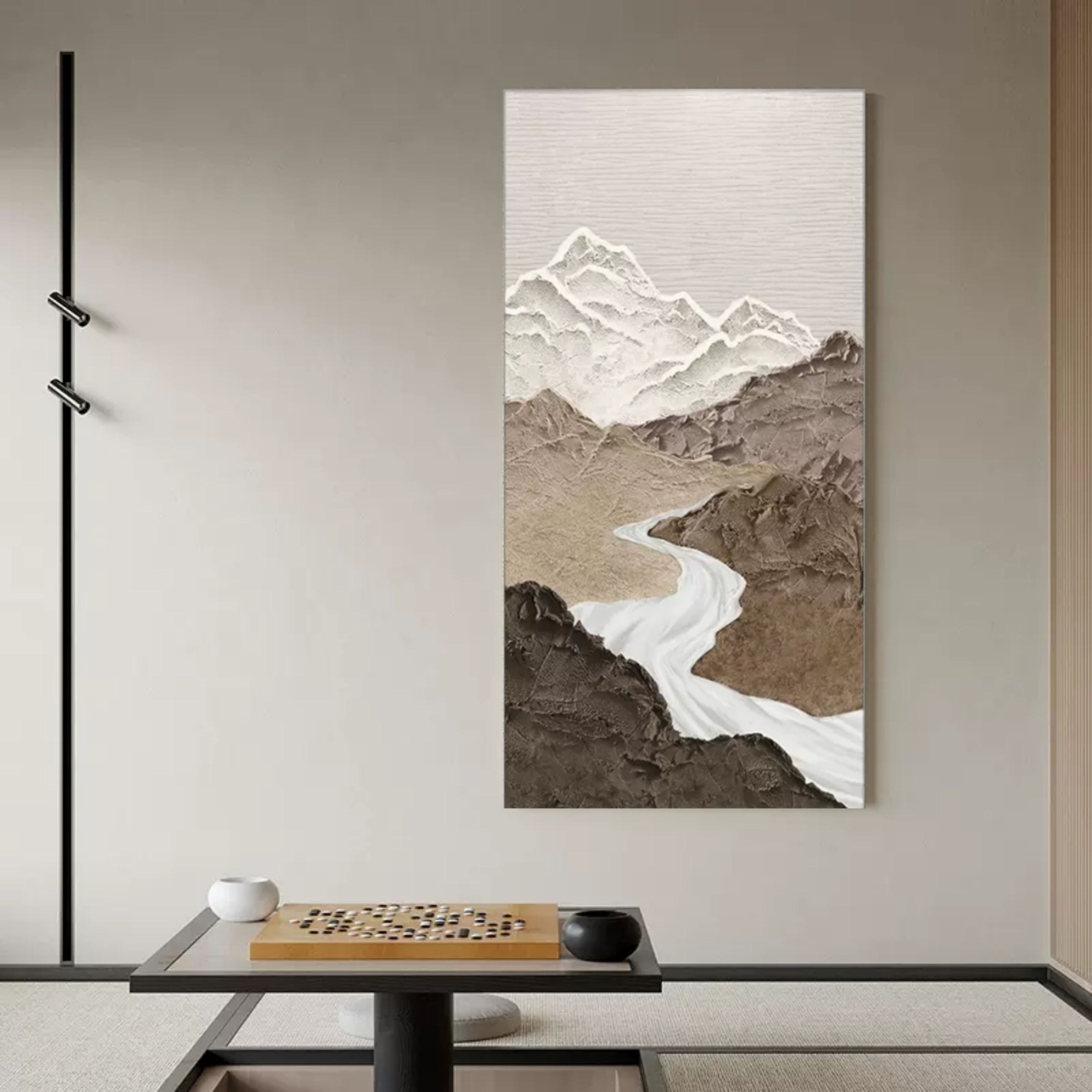 Wabi-Sabi Art Painting hand - painted #HM77-Homemural