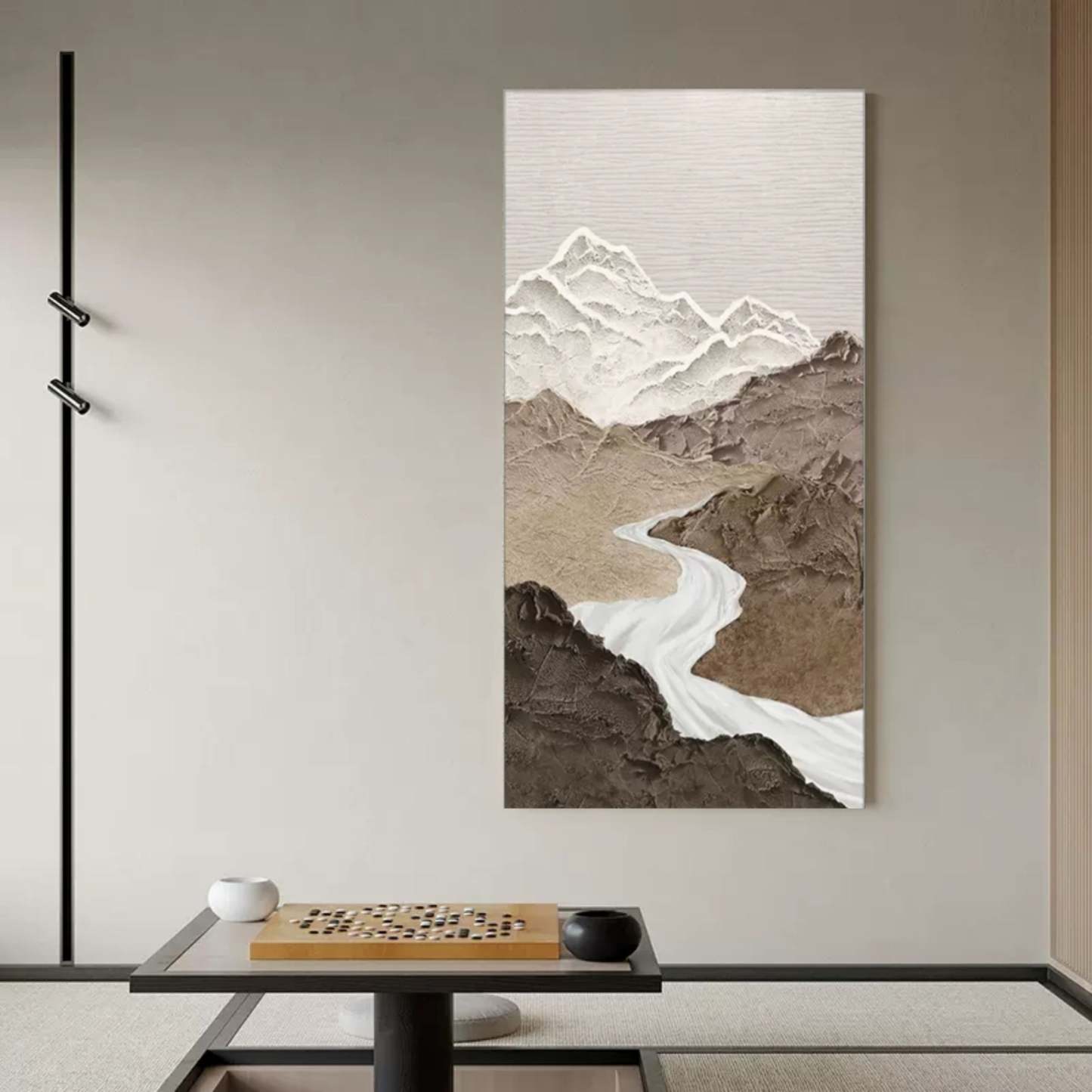 Wabi-Sabi Art Painting hand - painted #HM77-Homemural