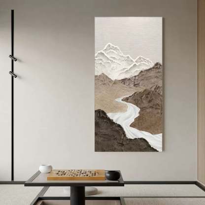 Wabi-Sabi Art Painting hand - painted #HM77-Homemural