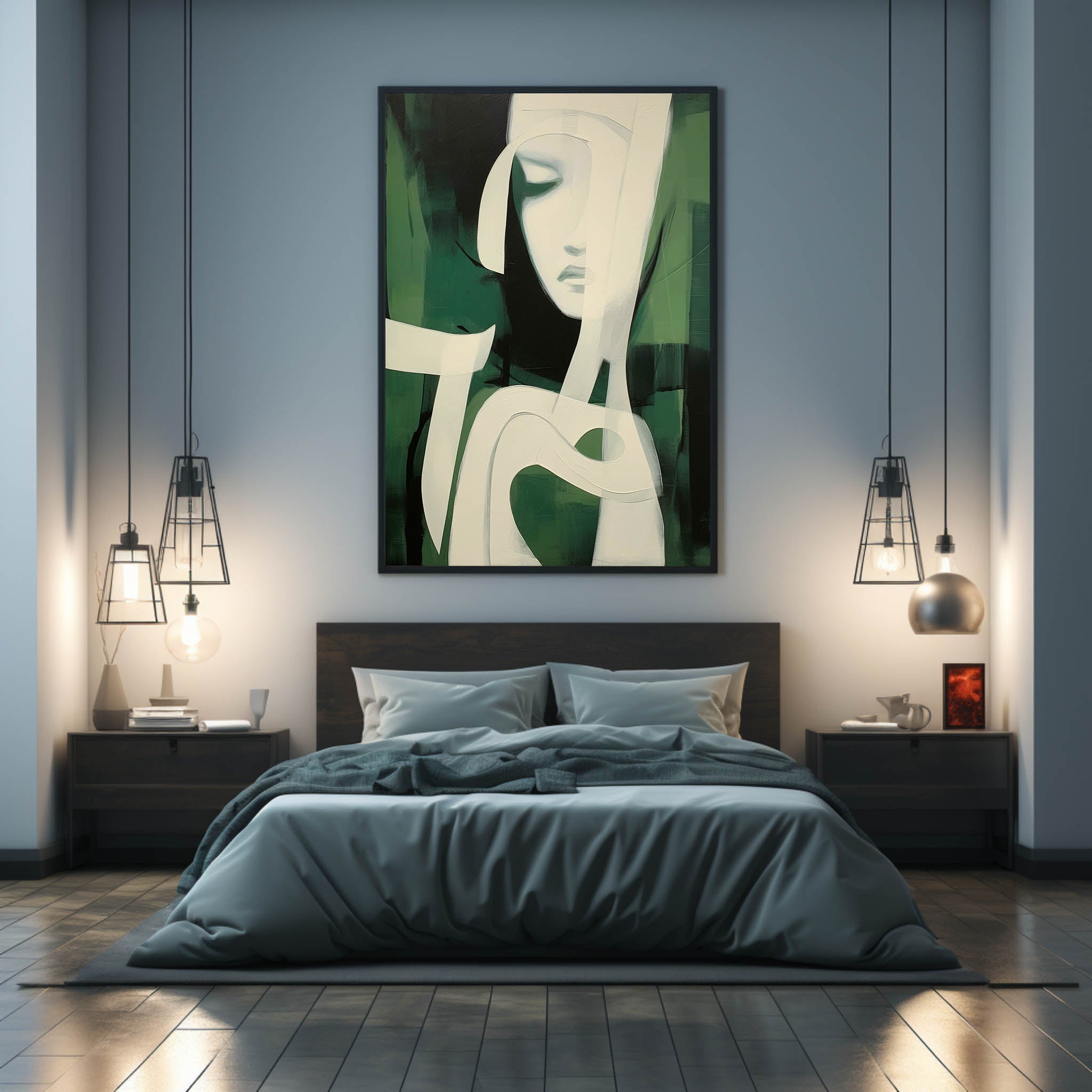 Contemporary Minimalist Art Painting hand - painted #HM140-Homemural