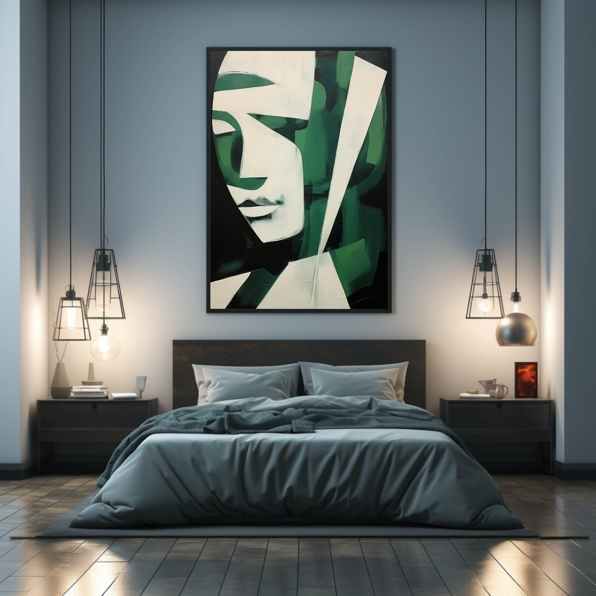 Contemporary Minimalist Art Painting hand - painted #HM441-Homemural