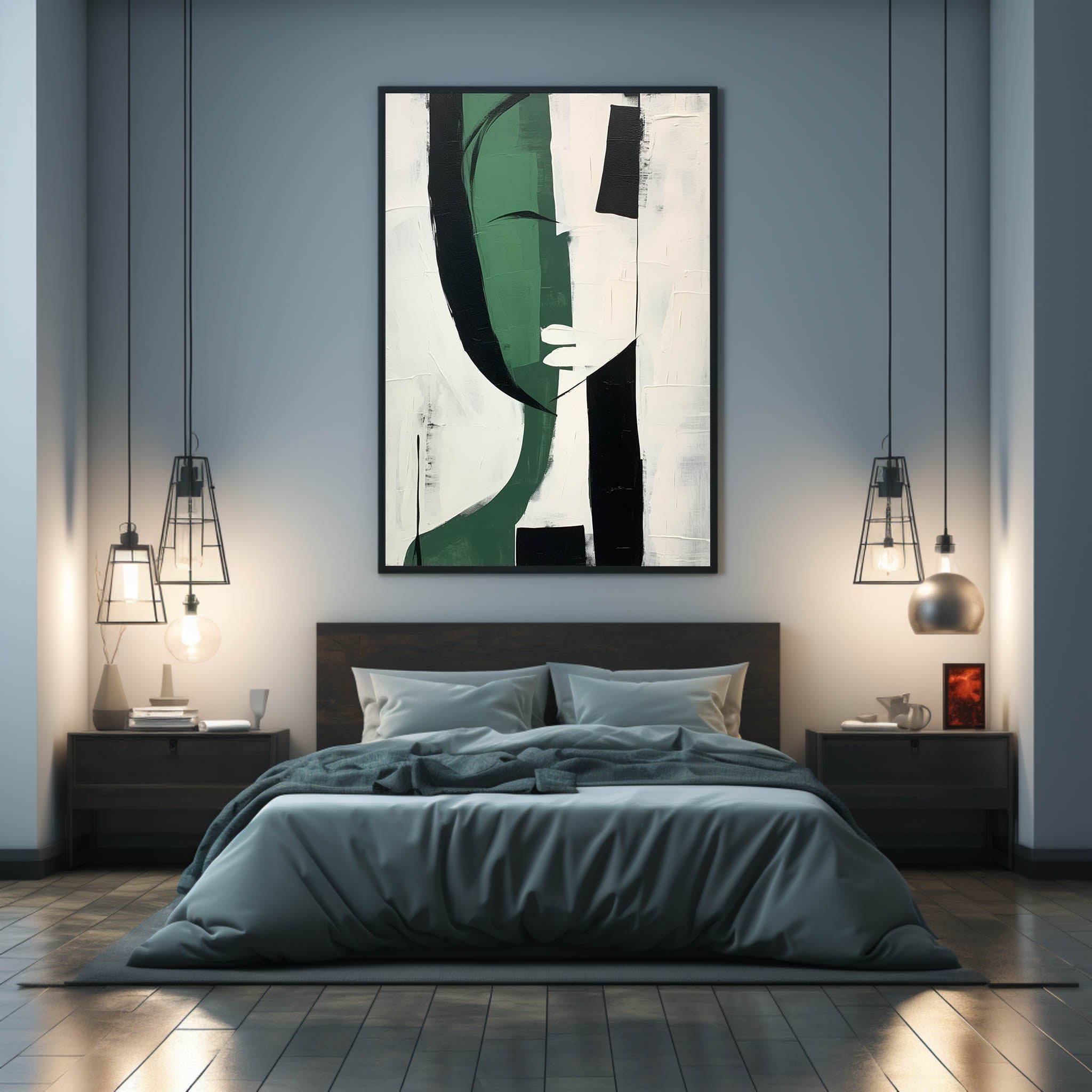 Contemporary Minimalist Art Painting hand - painted #HM123-Homemural