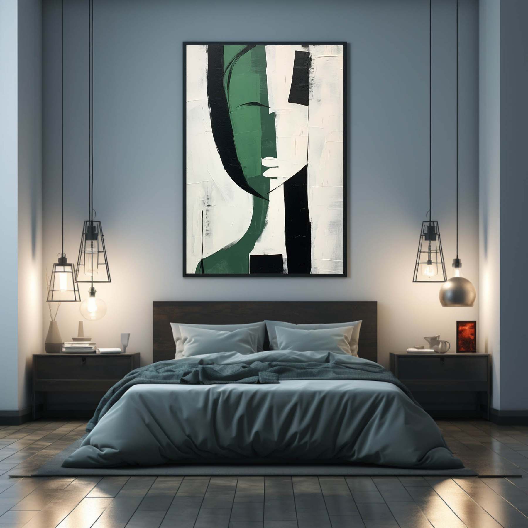 Contemporary Minimalist Art Painting hand - painted #HM123-Homemural