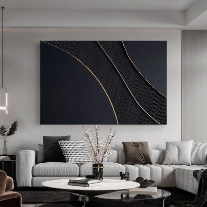 Contemporary Minimalist Art Painting hand - painted #HM1405