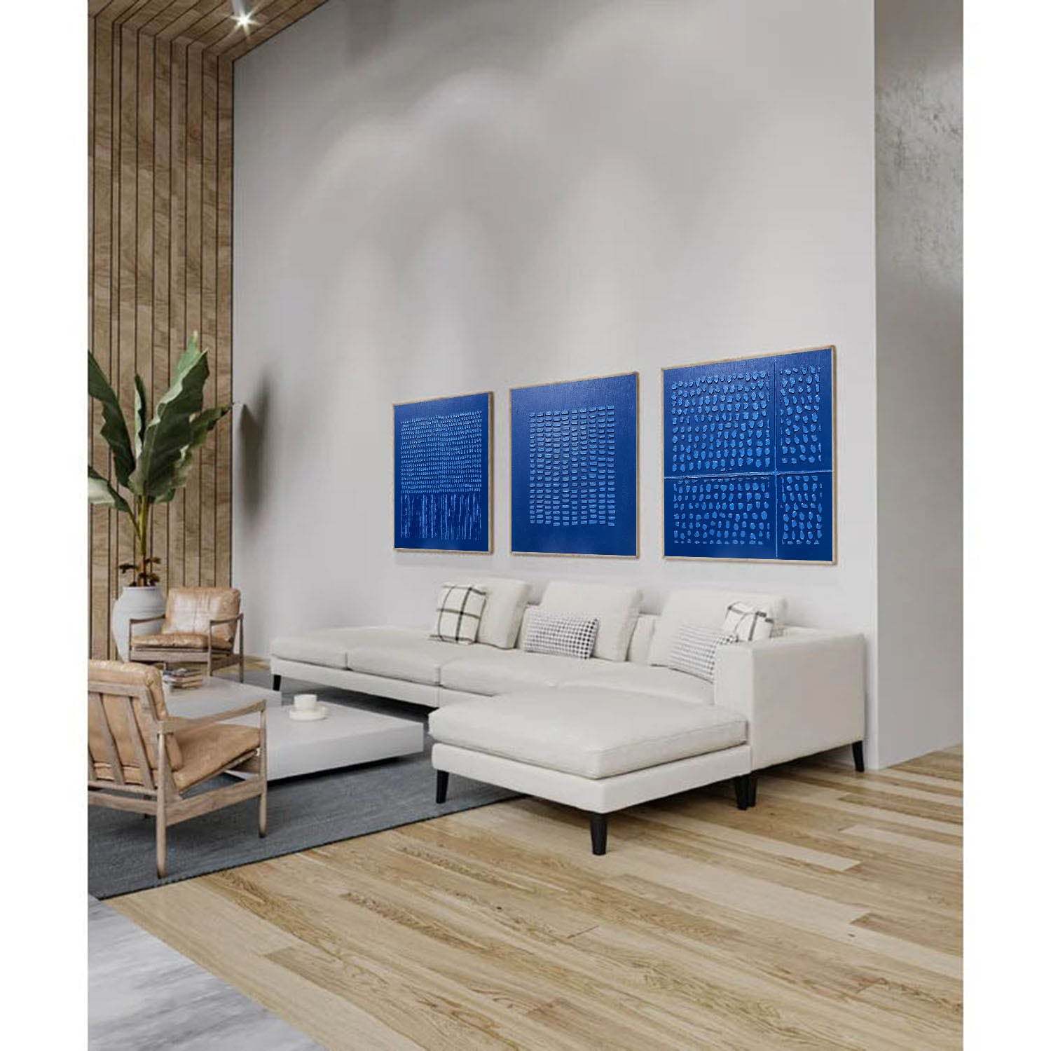 Abstract Painting Set Of 3 #SP161-Homemural