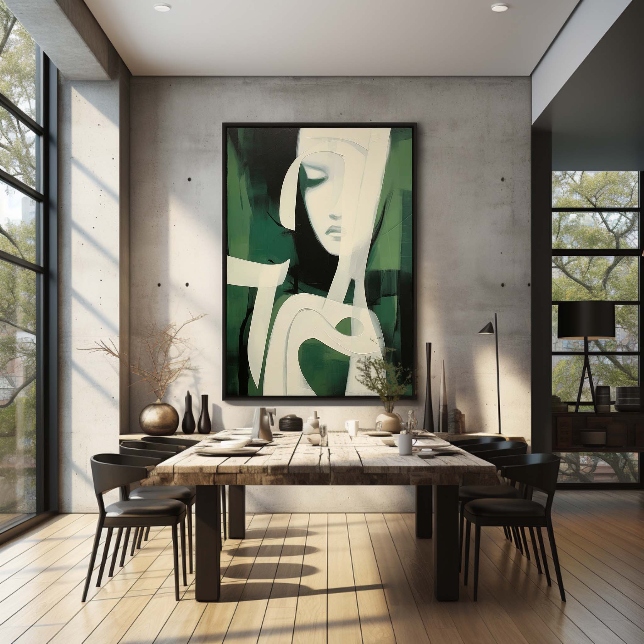 Contemporary Minimalist Art Painting hand - painted #HM140-Homemural