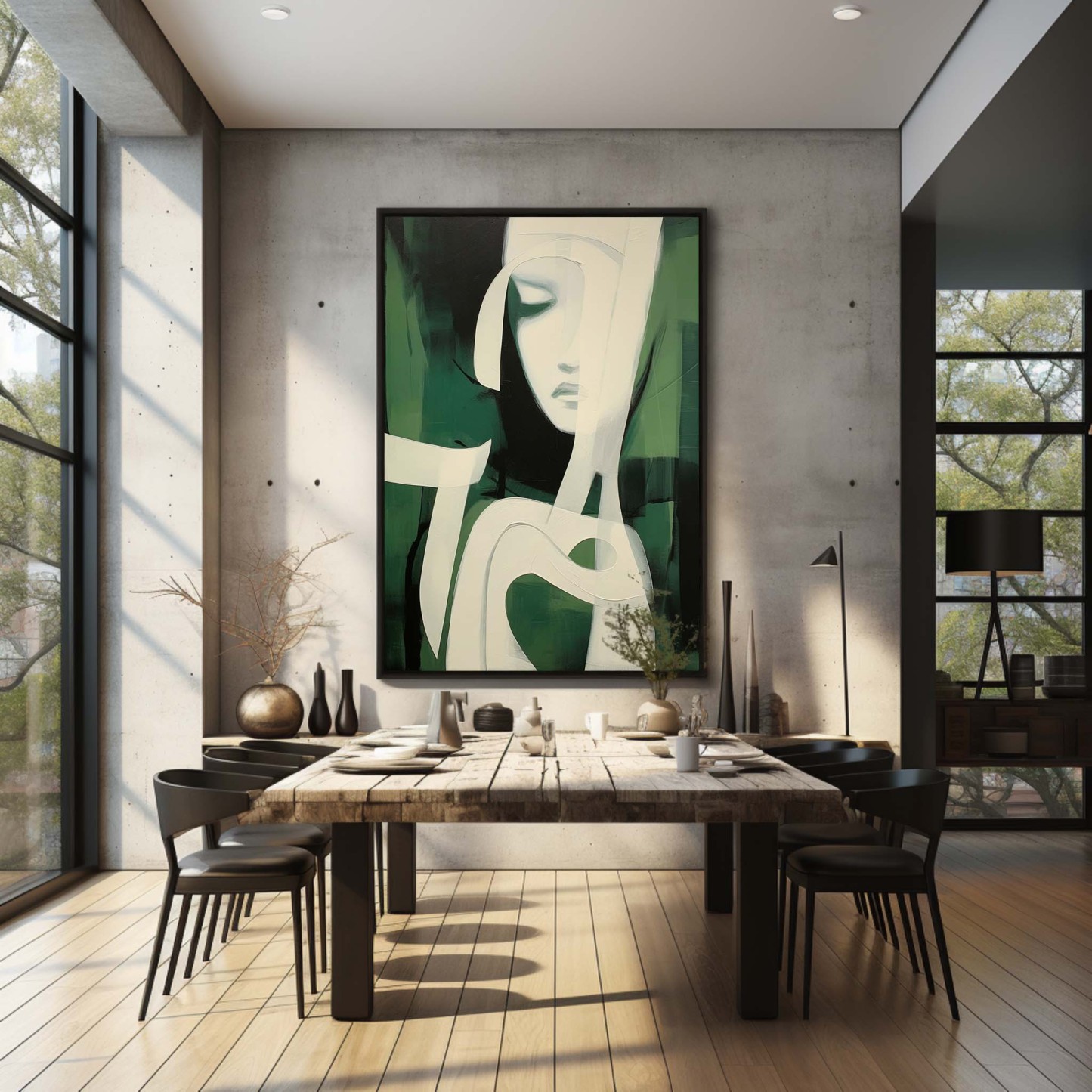 Contemporary Minimalist Art Painting hand - painted #HM140-Homemural