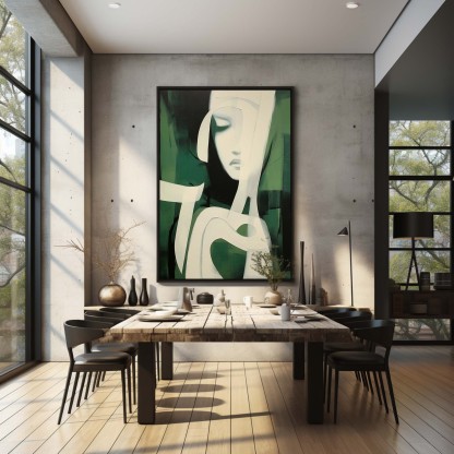 Contemporary Minimalist Art Painting hand - painted #HM140-Homemural
