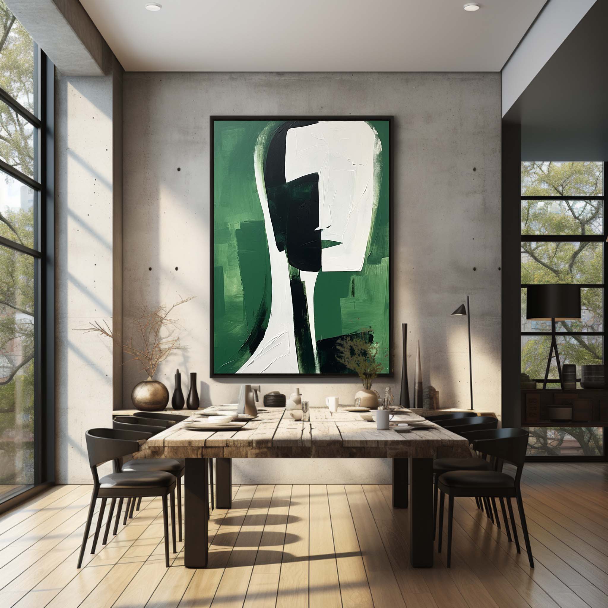 Contemporary Minimalist Art Painting hand - painted #HM143-Homemural