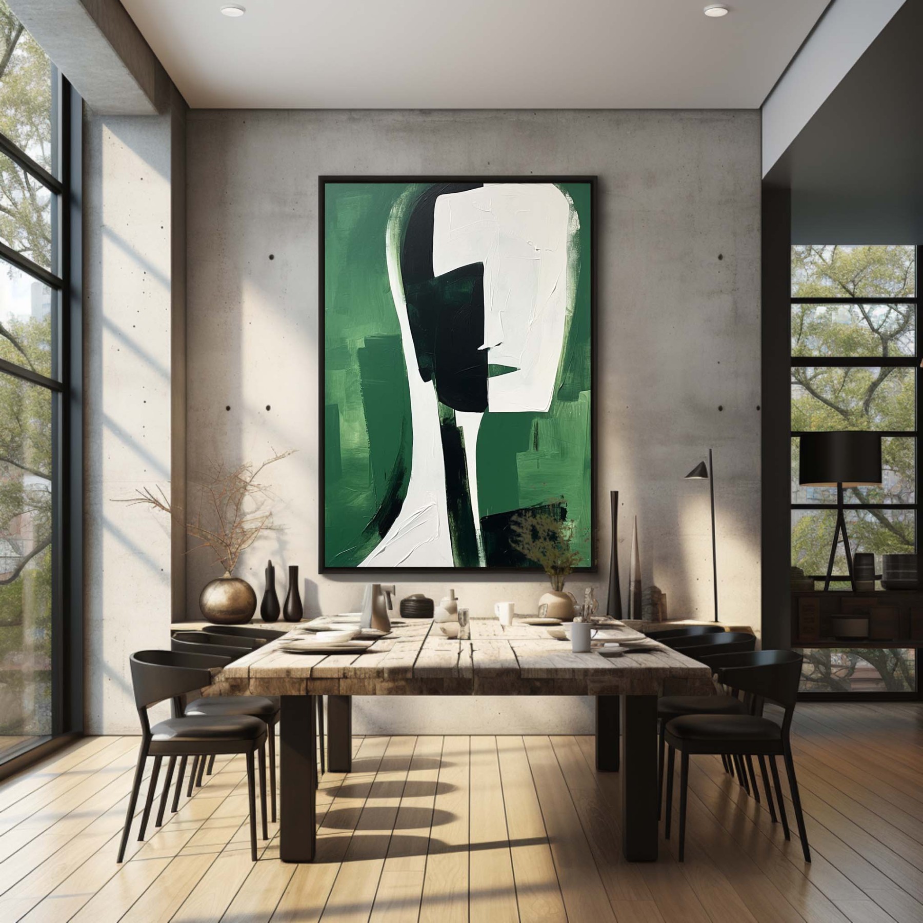 Contemporary Minimalist Art Painting hand - painted #HM143-Homemural