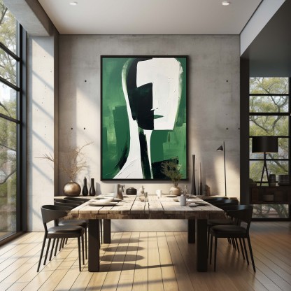 Contemporary Minimalist Art Painting hand - painted #HM143-Homemural