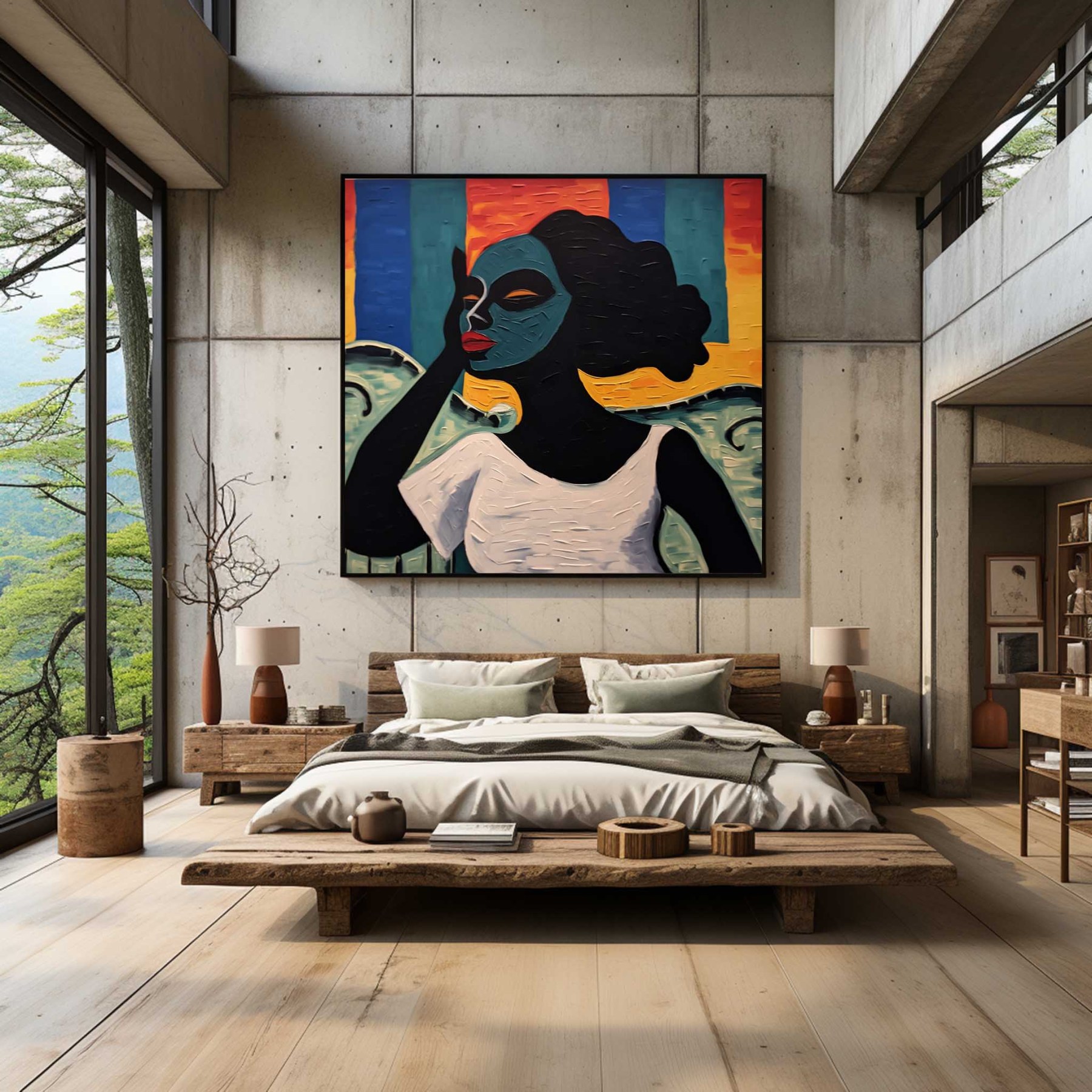 Abstract Graffiti Art Painting hand-painted #HM1014