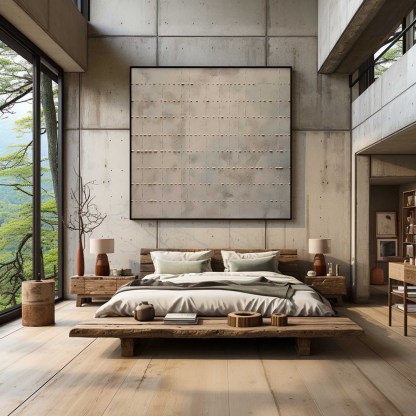 Wabi-Sabi Art Painting hand - painted #HM75-Homemural