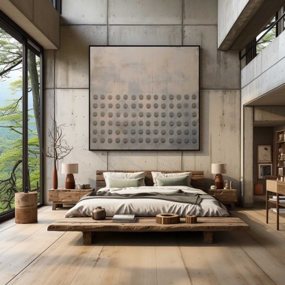 Wabi-Sabi Art Painting hand - painted #HM453-Homemural