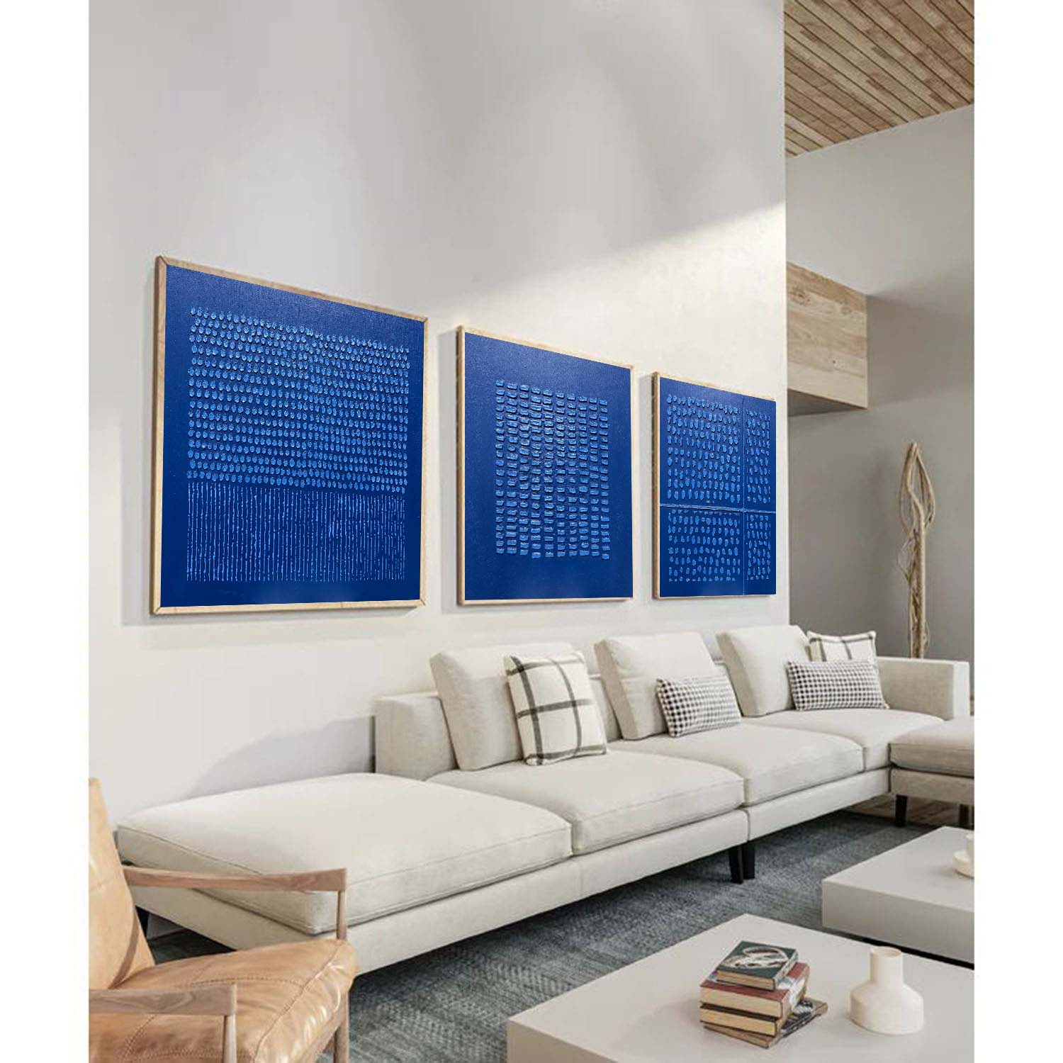 Abstract Painting Set Of 3 #SP161-Homemural