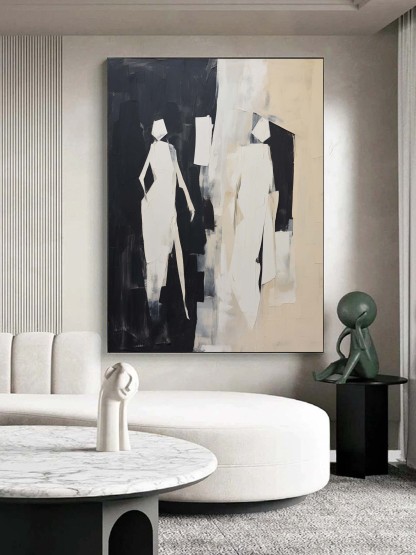 Contemporary Minimalist Art Painting hand - painted #HM155-Homemural