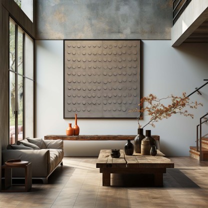 Wabi-Sabi Art Painting hand - painted #HM964-Homemural