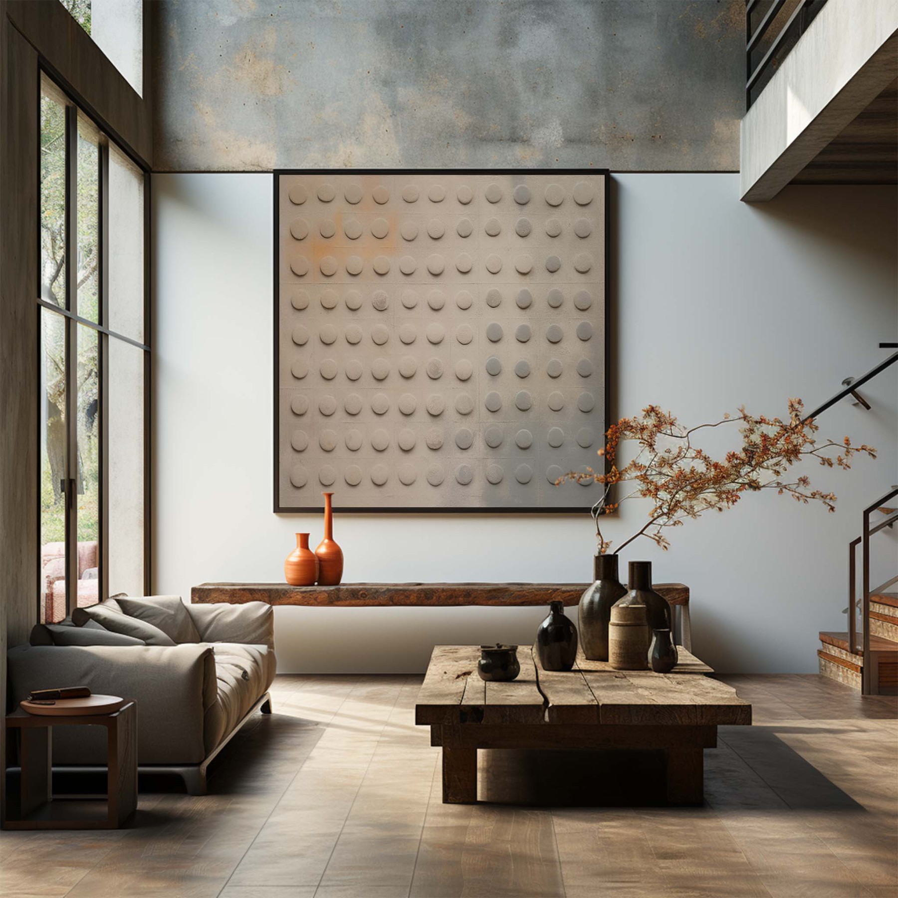 Wabi-Sabi Art Painting hand - painted #HM900-Homemural