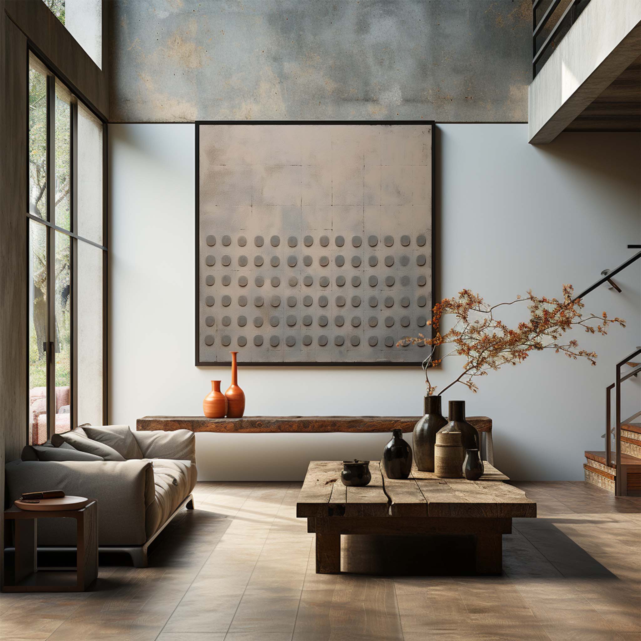 Wabi-Sabi Art Painting hand - painted #HM453-Homemural