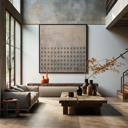 Wabi-Sabi Art Painting hand - painted #HM453-Homemural