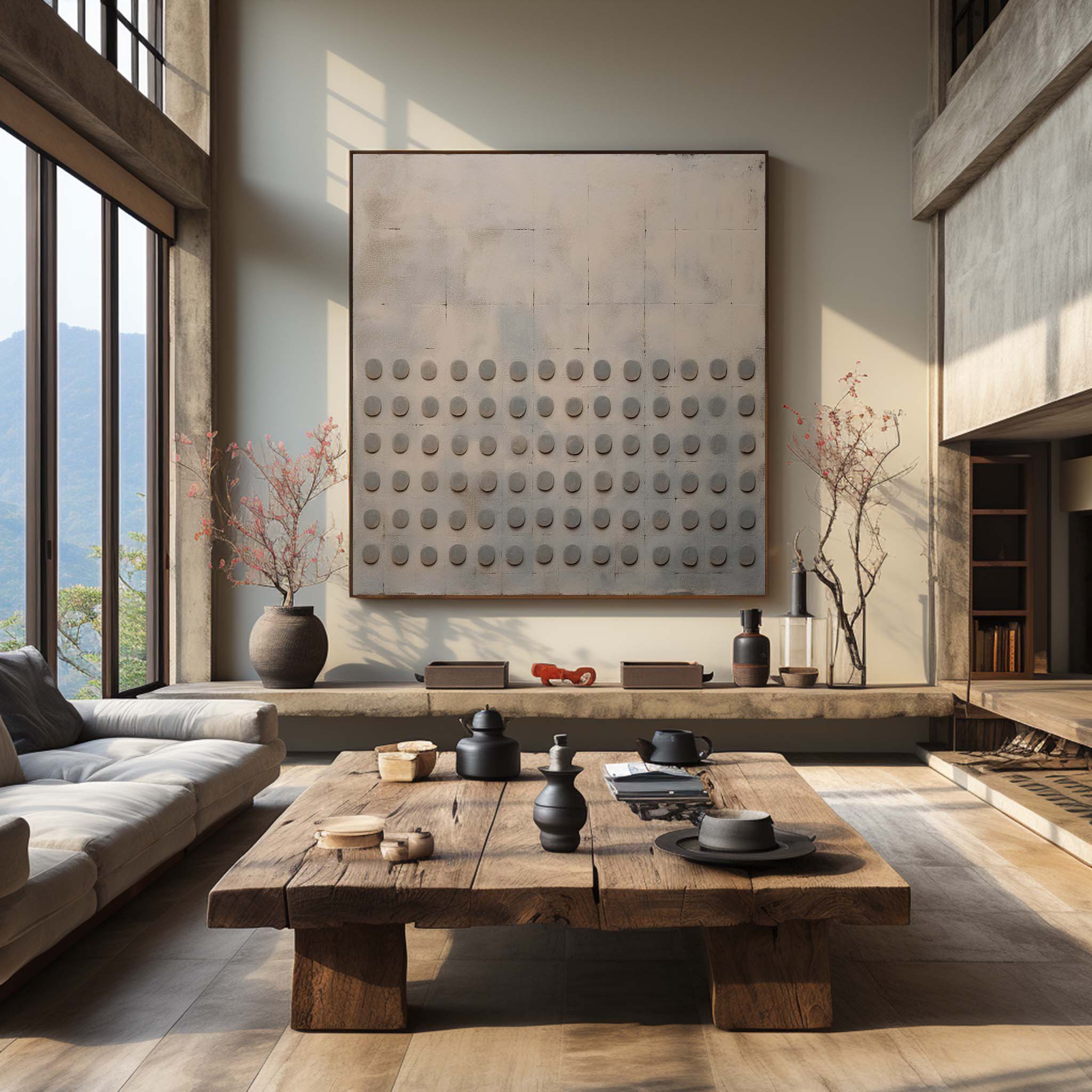 Wabi-Sabi Art Painting hand - painted #HM453-Homemural