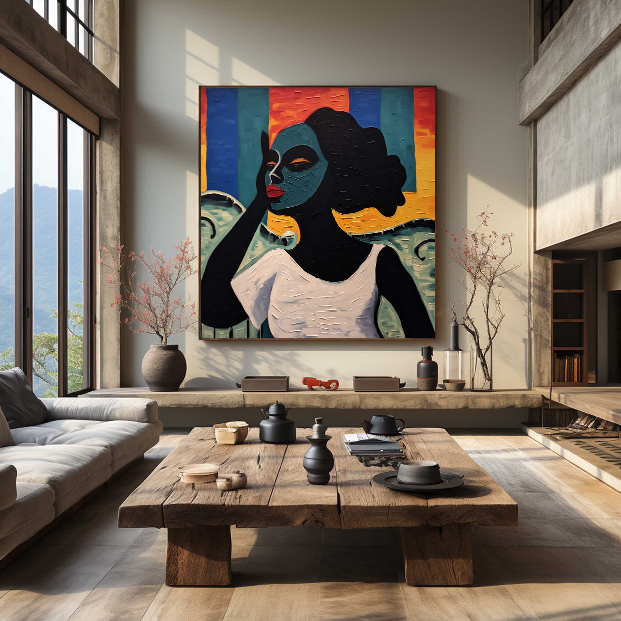 Abstract Graffiti Art Painting hand-painted #HM1014