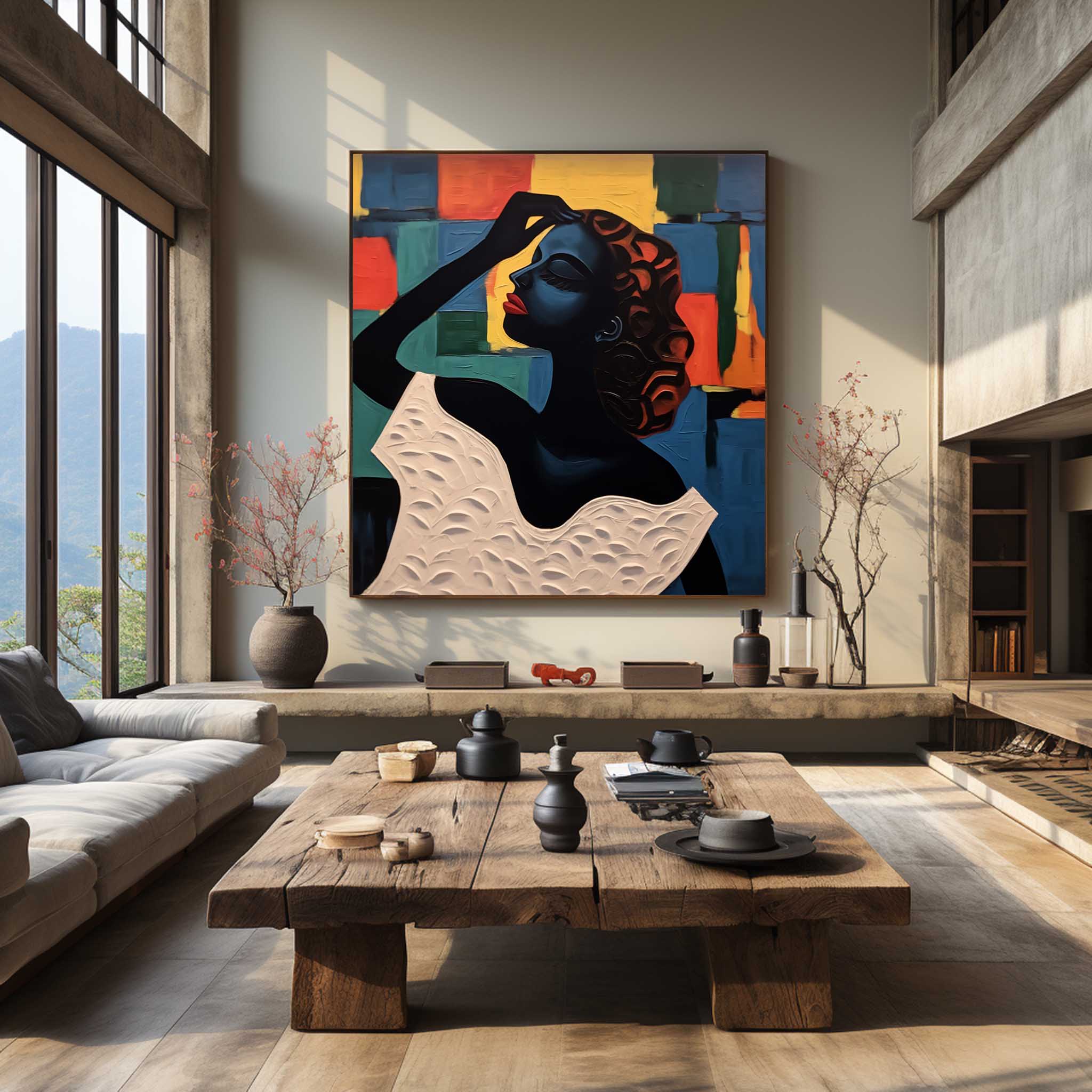 Abstract Graffiti Art Painting hand-painted #HM872-Homemural