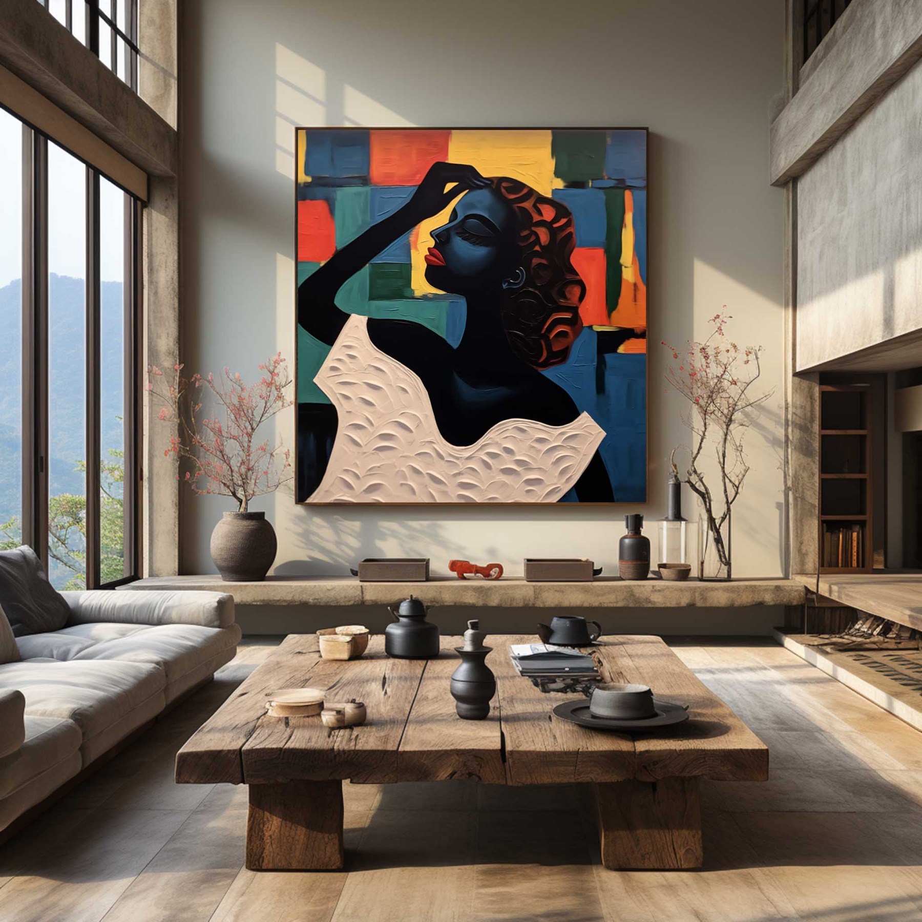 Abstract Graffiti Art Painting hand-painted #HM872-Homemural