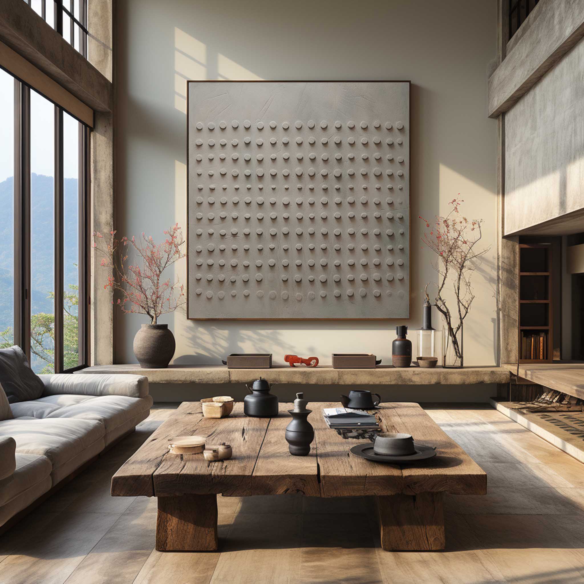 Wabi-Sabi Art Painting hand - painted #HM469-Homemural