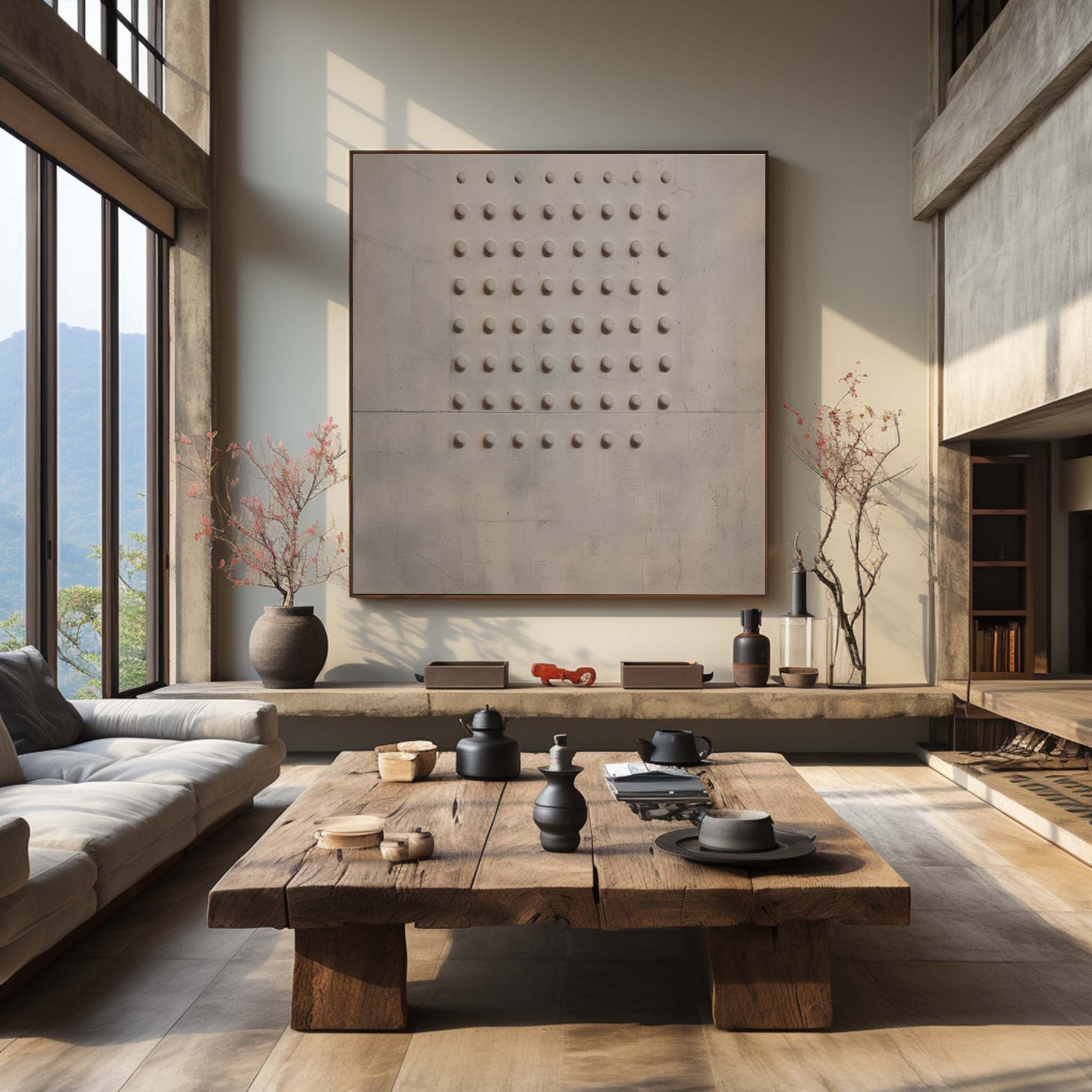 Wabi-Sabi Art Painting hand - painted #HM871-Homemural