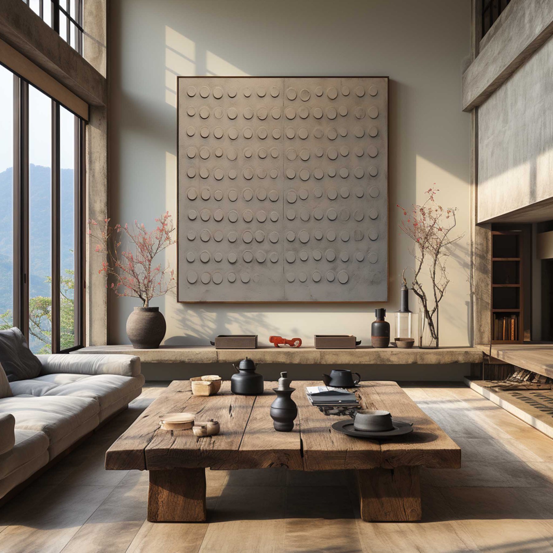 Wabi-Sabi Art Painting hand - painted #HM964-Homemural