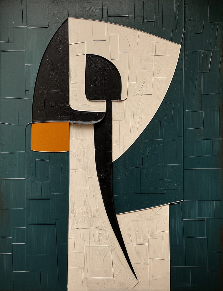 Plaster Art Painting hand - painted Set Of 3 #HM702-Homemural