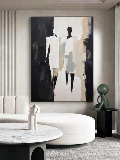 Contemporary Minimalist Art Painting hand - painted #HM130-Homemural