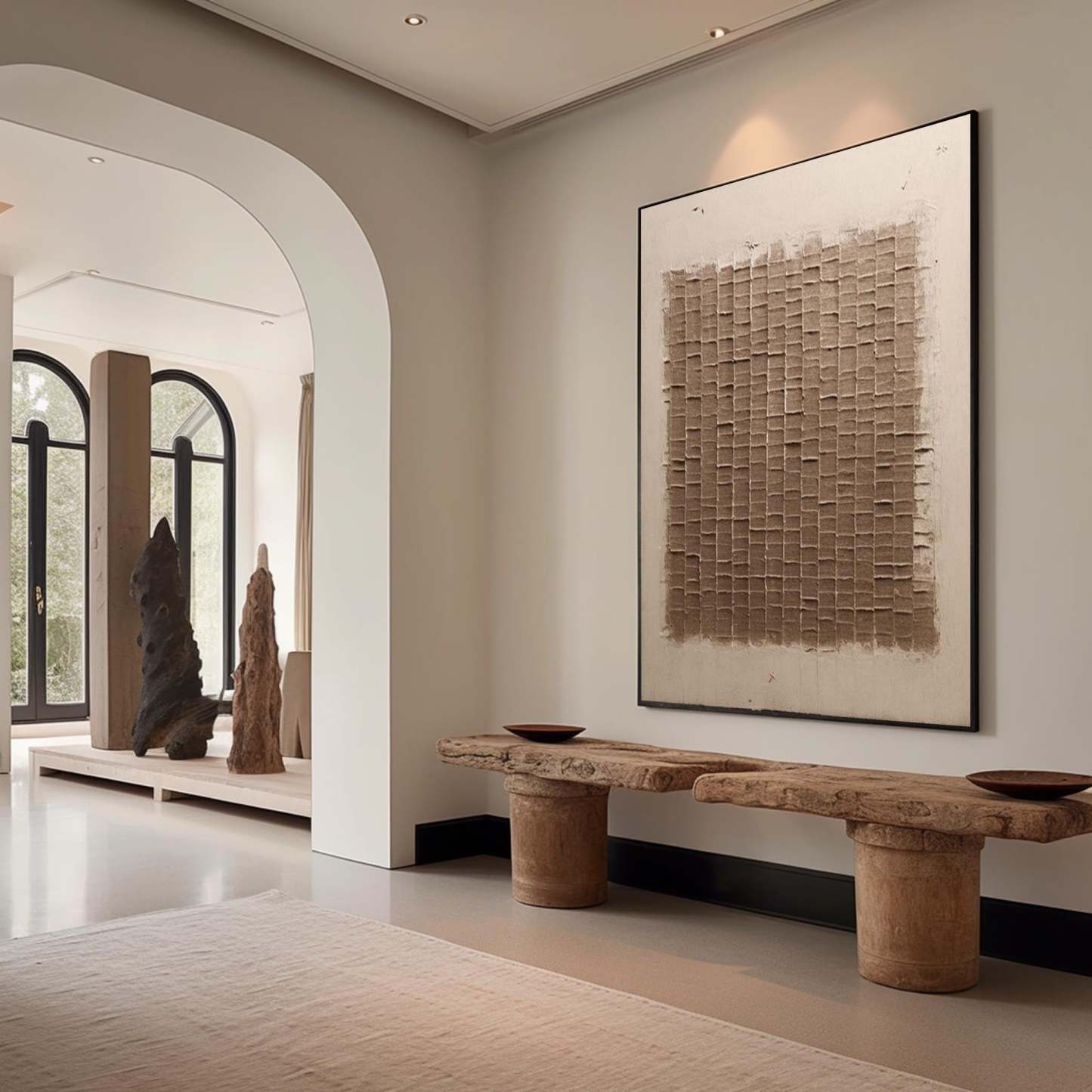 Wabi-Sabi Art Painting hand - painted #HM63-Homemural