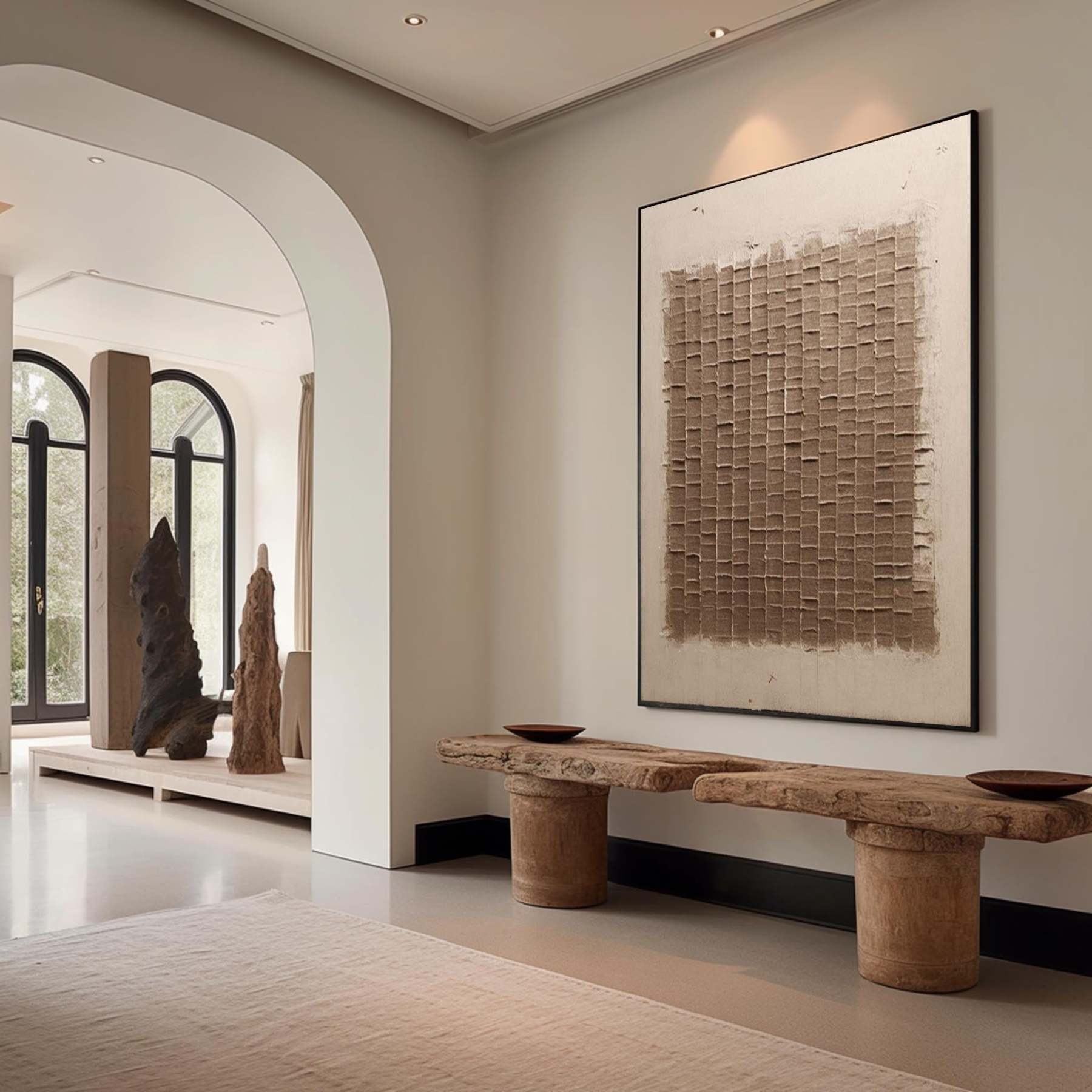 Wabi-Sabi Art Painting hand - painted #HM63-Homemural