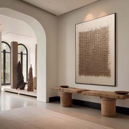 Wabi-Sabi Art Painting hand - painted #HM63-Homemural