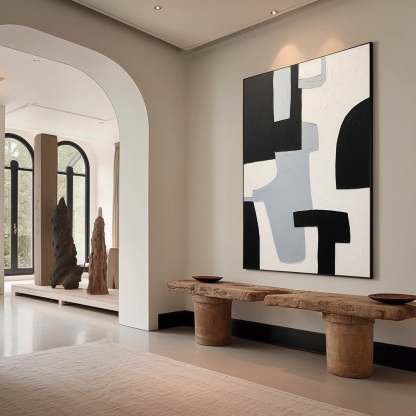 Contemporary Minimalist Art Painting hand - painted #HM130