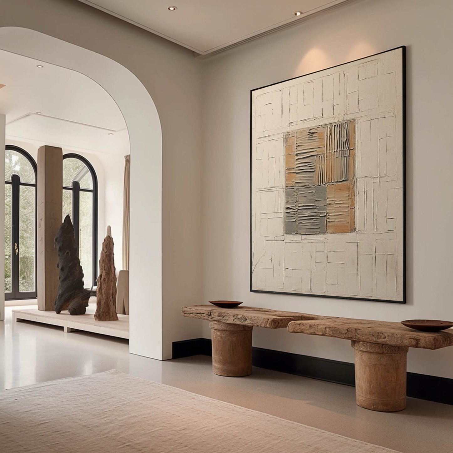 Wabi-Sabi Art Painting hand - painted #HM789-Homemural