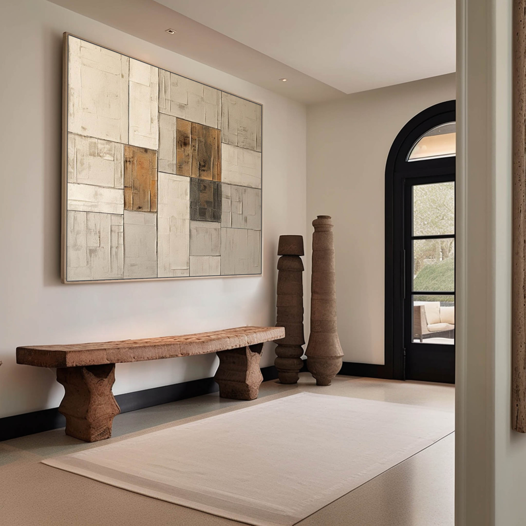 Wabi-Sabi Art Painting hand - painted #HM682-Homemural