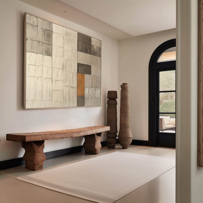 Wabi-Sabi Art Painting hand - painted #HM788-Homemural