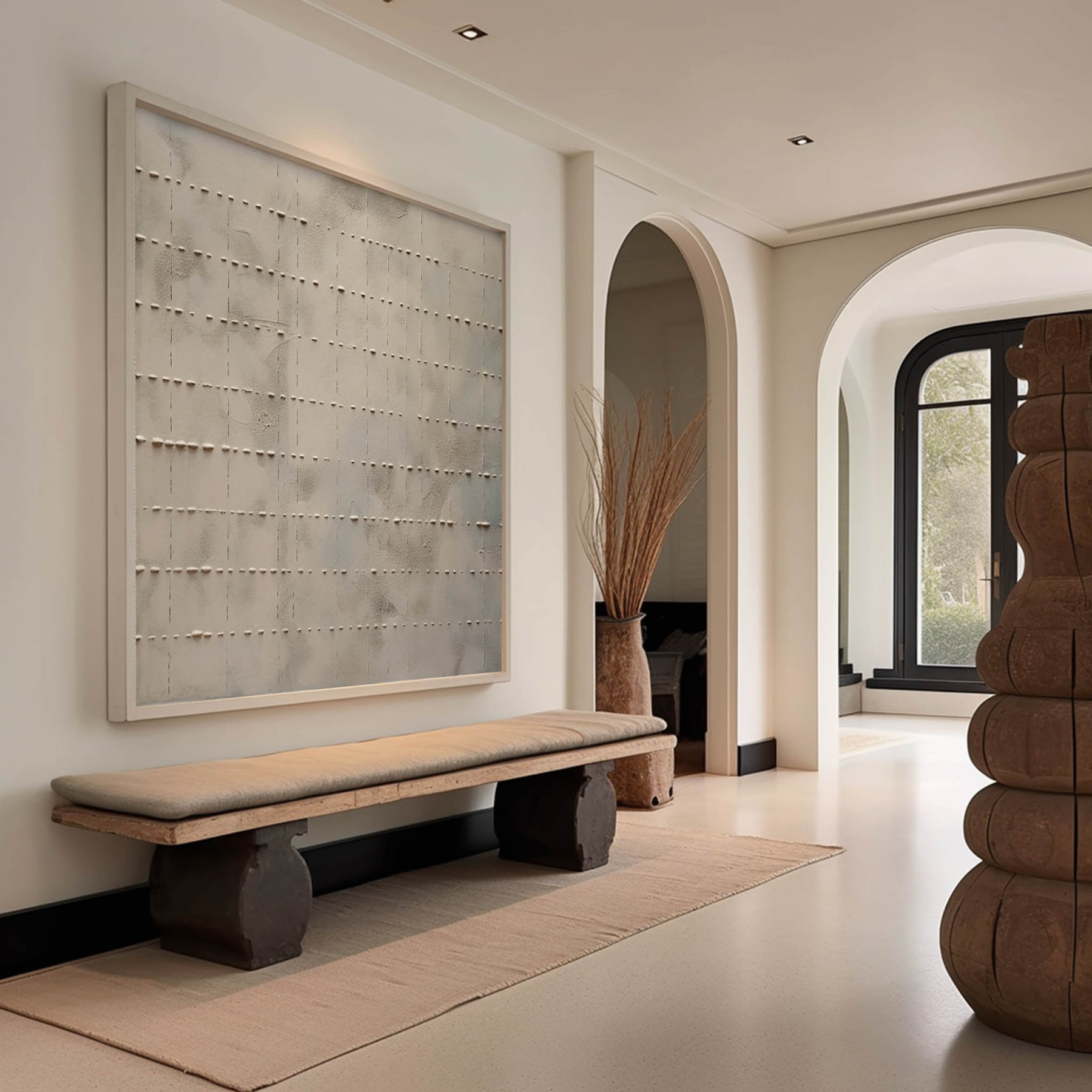 Wabi-Sabi Art Painting hand - painted #HM75-Homemural